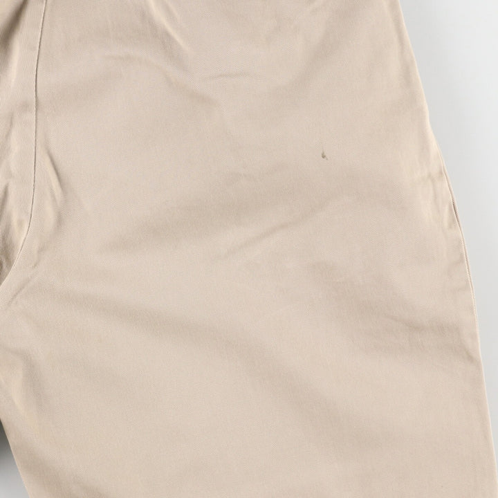 Ralph Lauren POLO by Ralph Lauren Two-pleat Chino Pants for Men, W33 equivalent cotton Beige type Vintage Second Hand