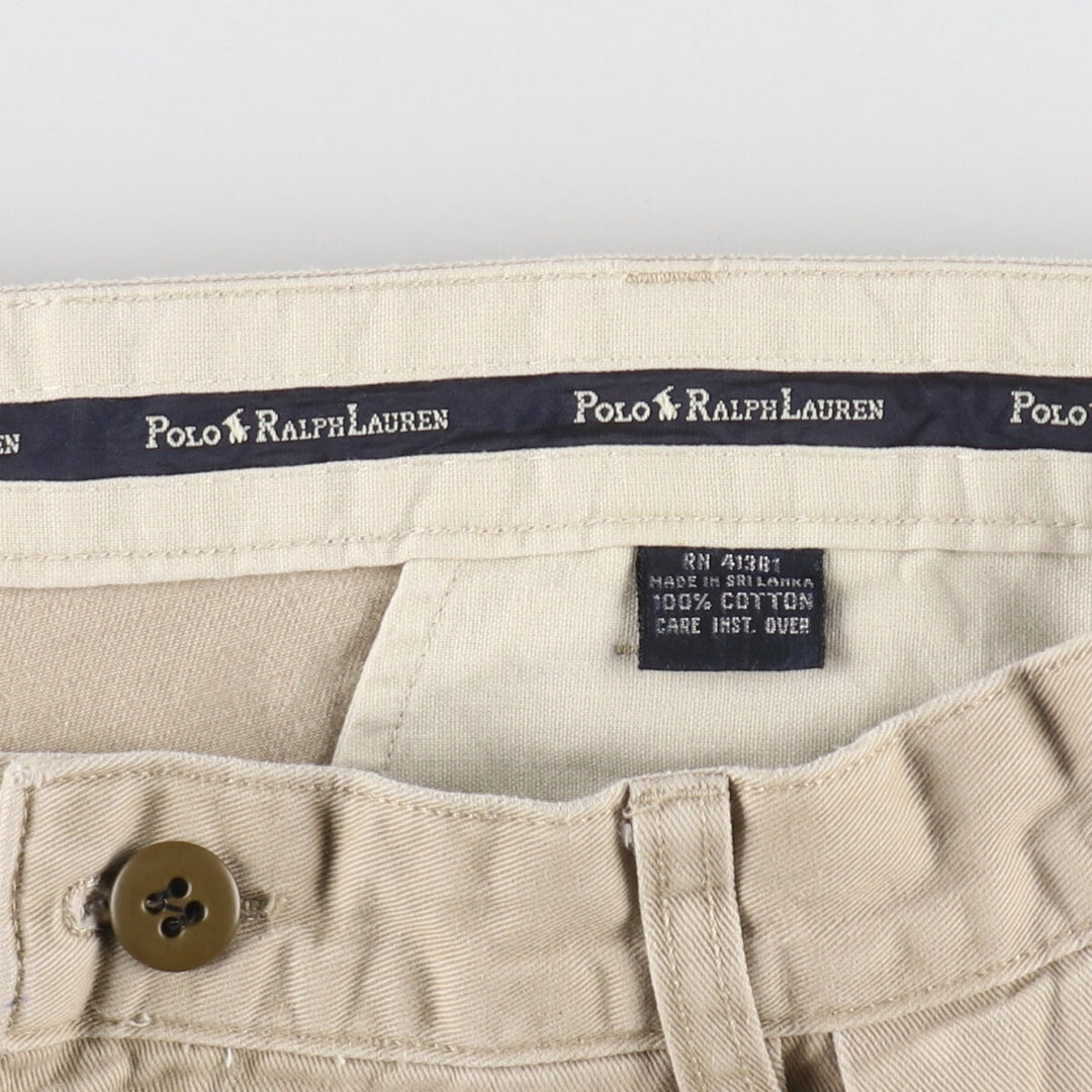 Ralph Lauren POLO RALPH LAUREN Two-pleat chino pants for men, size W38 / eaa494769