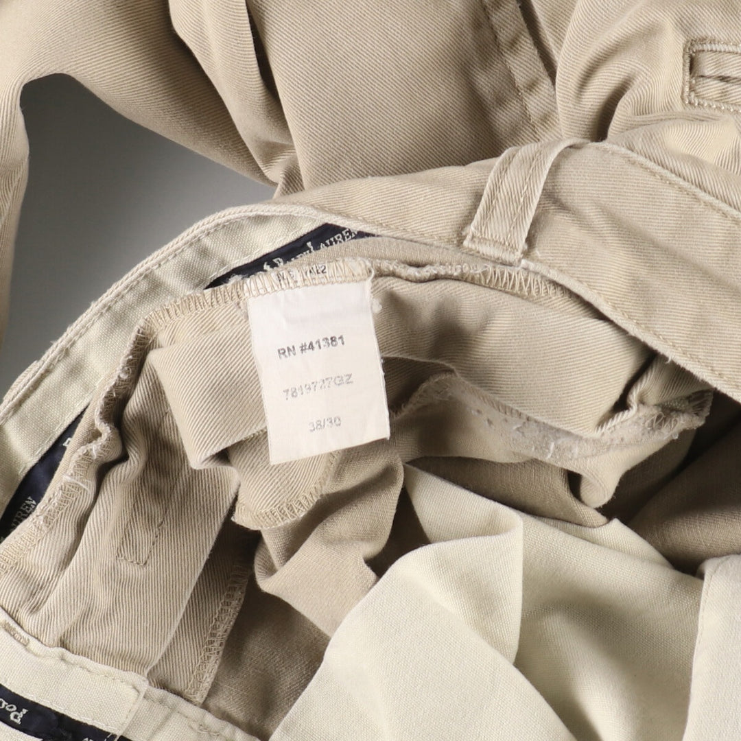 Ralph Lauren POLO RALPH LAUREN Two-pleat chino pants for men, size W38 / eaa494769