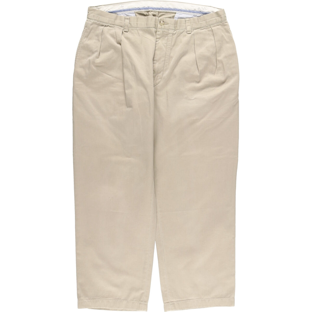 Ralph Lauren POLO RALPH LAUREN Classic Fit Two-Pleated Chino Pants, Men's, Size W35 cotton Beige type Vintage Second Hand