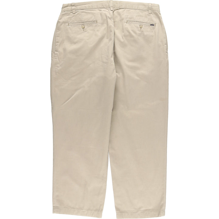 Ralph Lauren POLO RALPH LAUREN Classic Fit Two-Pleated Chino Pants, Men's, Size W35 cotton Beige type Vintage Second Hand