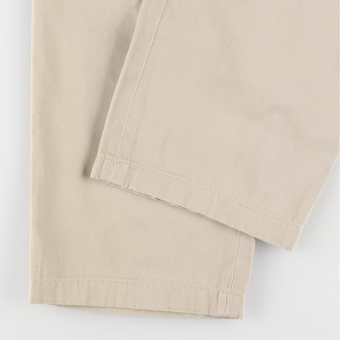 Ralph Lauren POLO RALPH LAUREN Classic Fit Two-Pleated Chino Pants, Men's, Size W35 cotton Beige type Vintage Second Hand