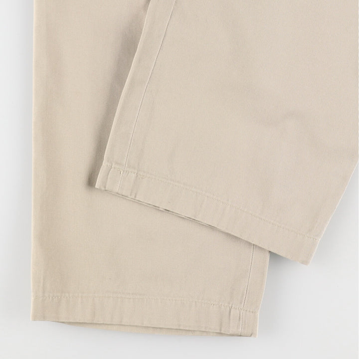 Ralph Lauren POLO RALPH LAUREN Classic Fit Two-Pleated Chino Pants, Men's, Size W35 cotton Beige type Vintage Second Hand