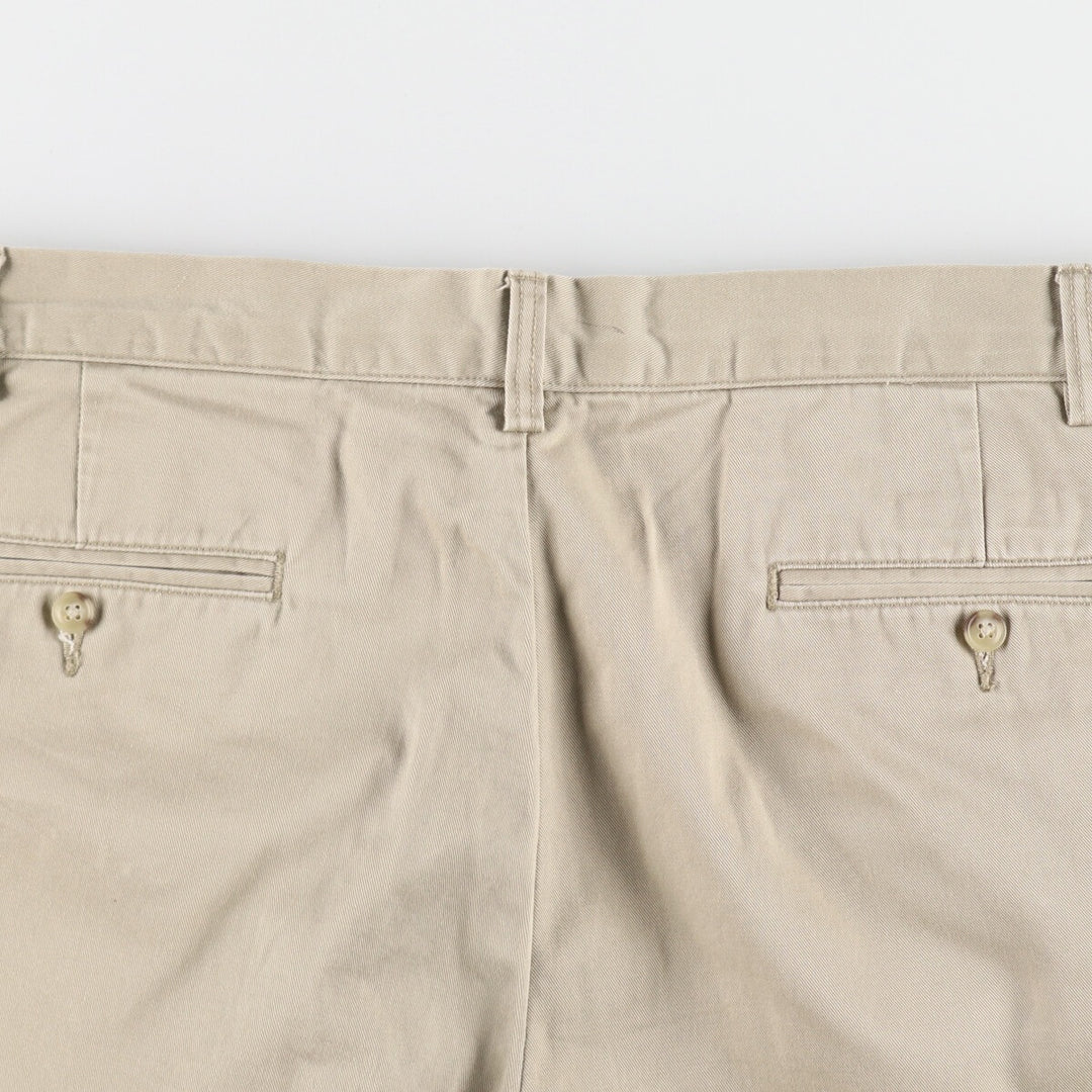Ralph Lauren POLO RALPH LAUREN Classic Fit Two-Pleated Chino Pants, Men's, Size W35 cotton Beige type Vintage Second Hand