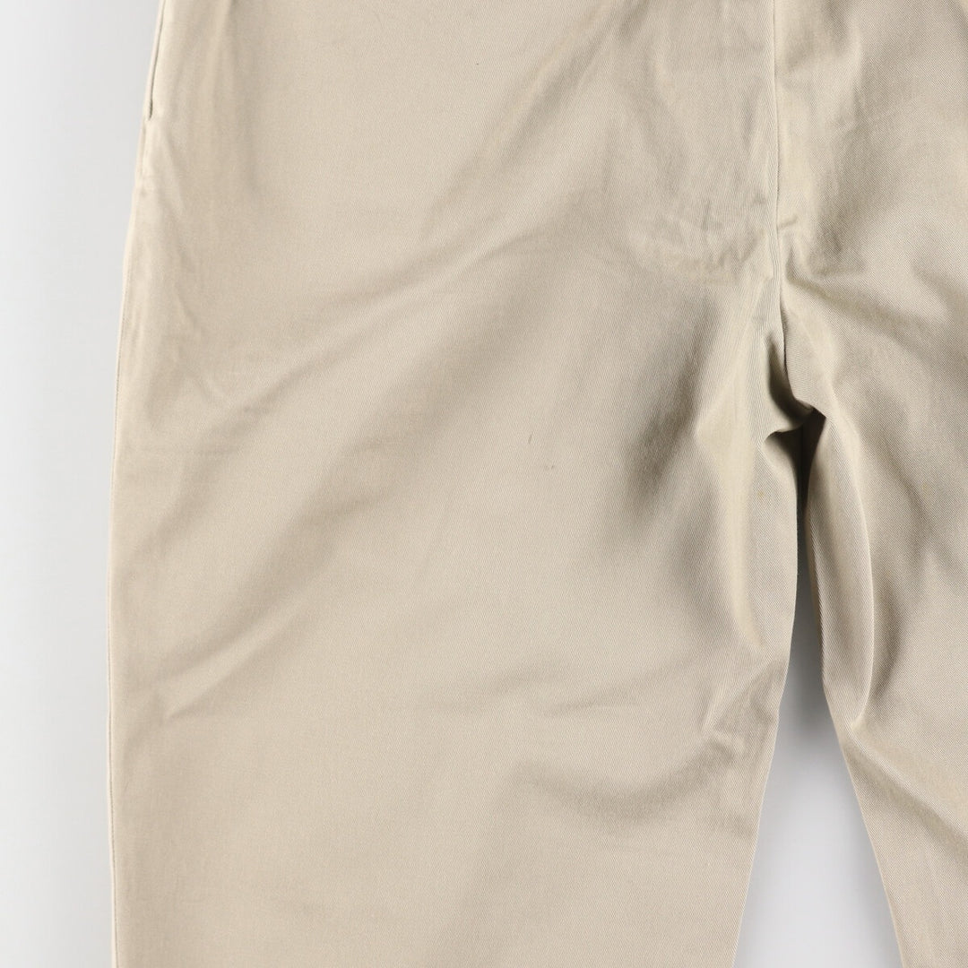Ralph Lauren POLO RALPH LAUREN Classic Fit Two-Pleated Chino Pants, Men's, Size W35 cotton Beige type Vintage Second Hand
