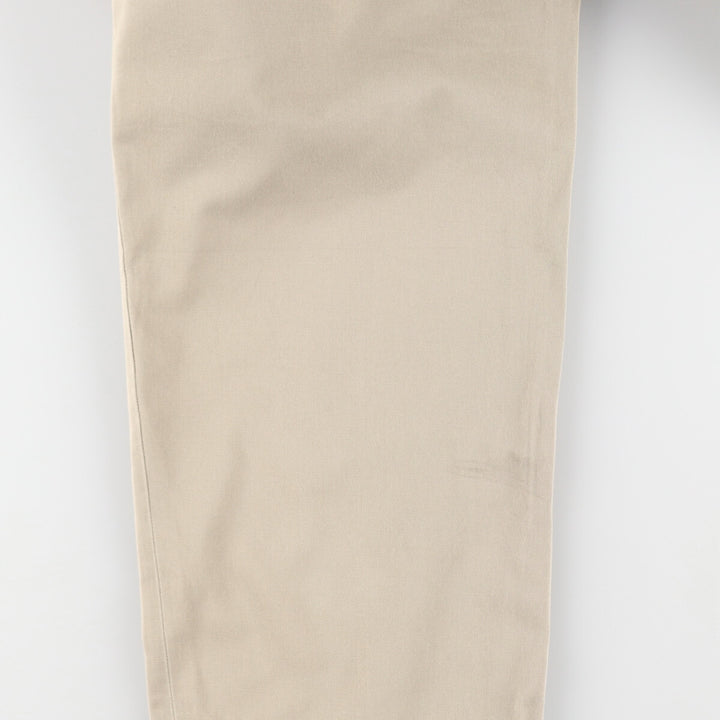 Ralph Lauren POLO RALPH LAUREN Classic Fit Two-Pleated Chino Pants, Men's, Size W35 cotton Beige type Vintage Second Hand