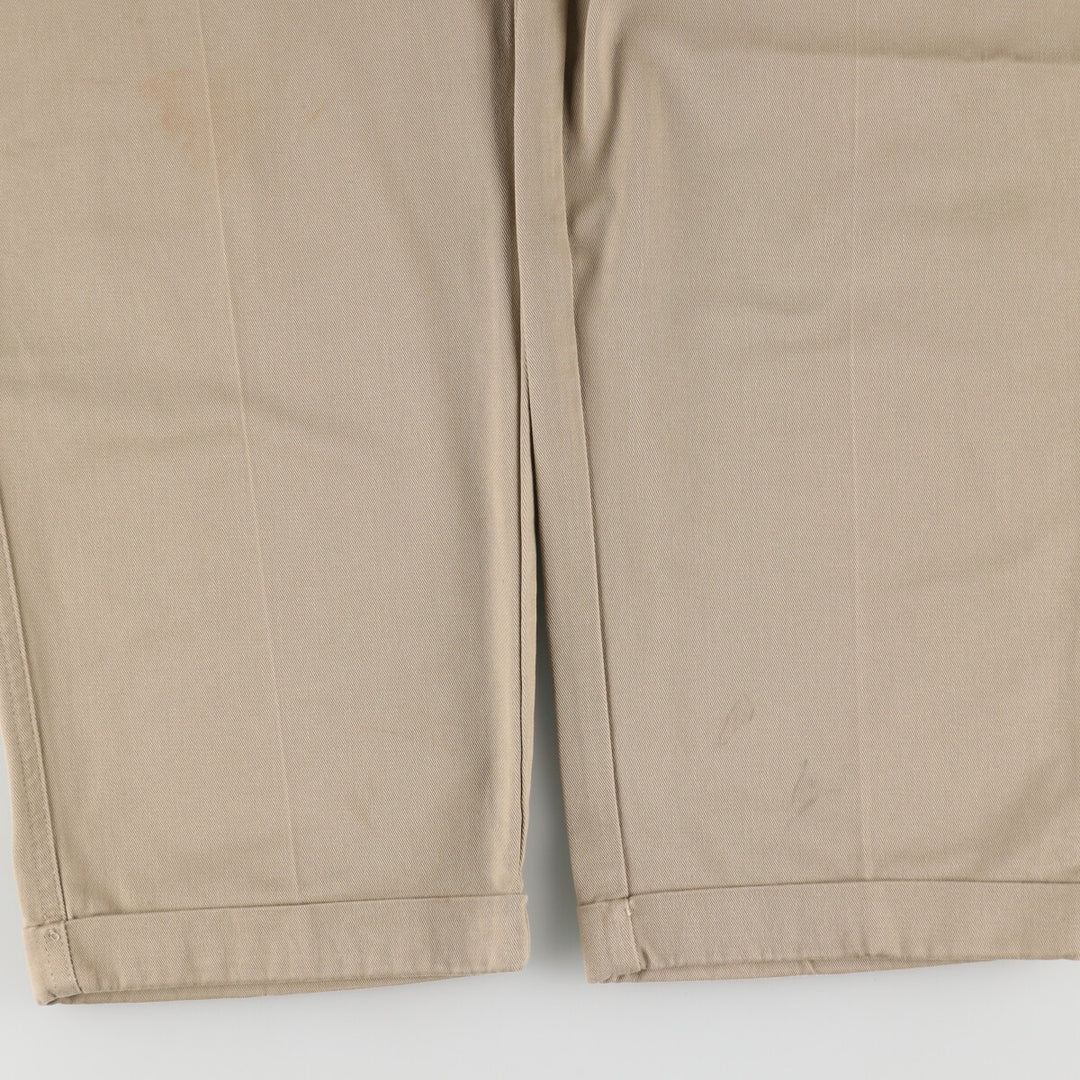 90'S Ralph Lauren CHAPS Two-pleat Chino Pants Men's W32 Vintage / eaa494786