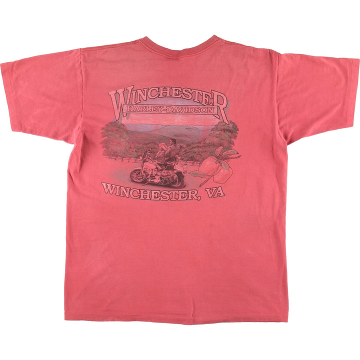 90'S Harley-Davidson Motorcycle Bike T-shirt Made in USA Men's XL Vintage /eaa494843