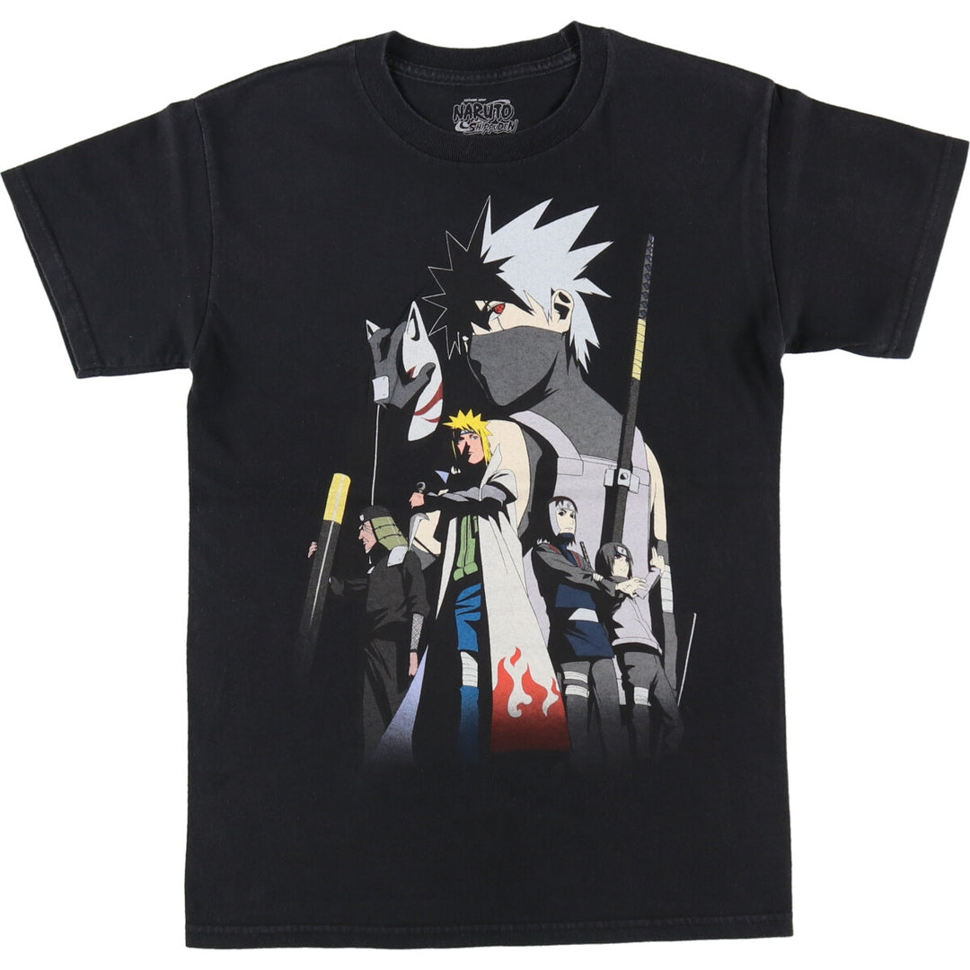 NARUTO Anime Character Print T-Shirt Men's S size /eaa494866