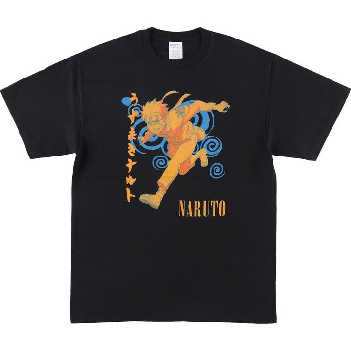 PORT COMPANY NARUTO Anime Character Print T-Shirt Men's M size /eaa494868