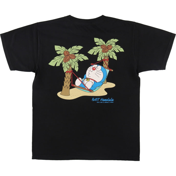 BAIT DORAEMON Doraemon Anime Character Print T-Shirt Made in USA Men's M size /eaa494878