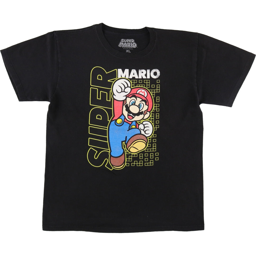 SUPER MARIO Super Mario character print T-shirt Men's XL equivalent /eaa494884