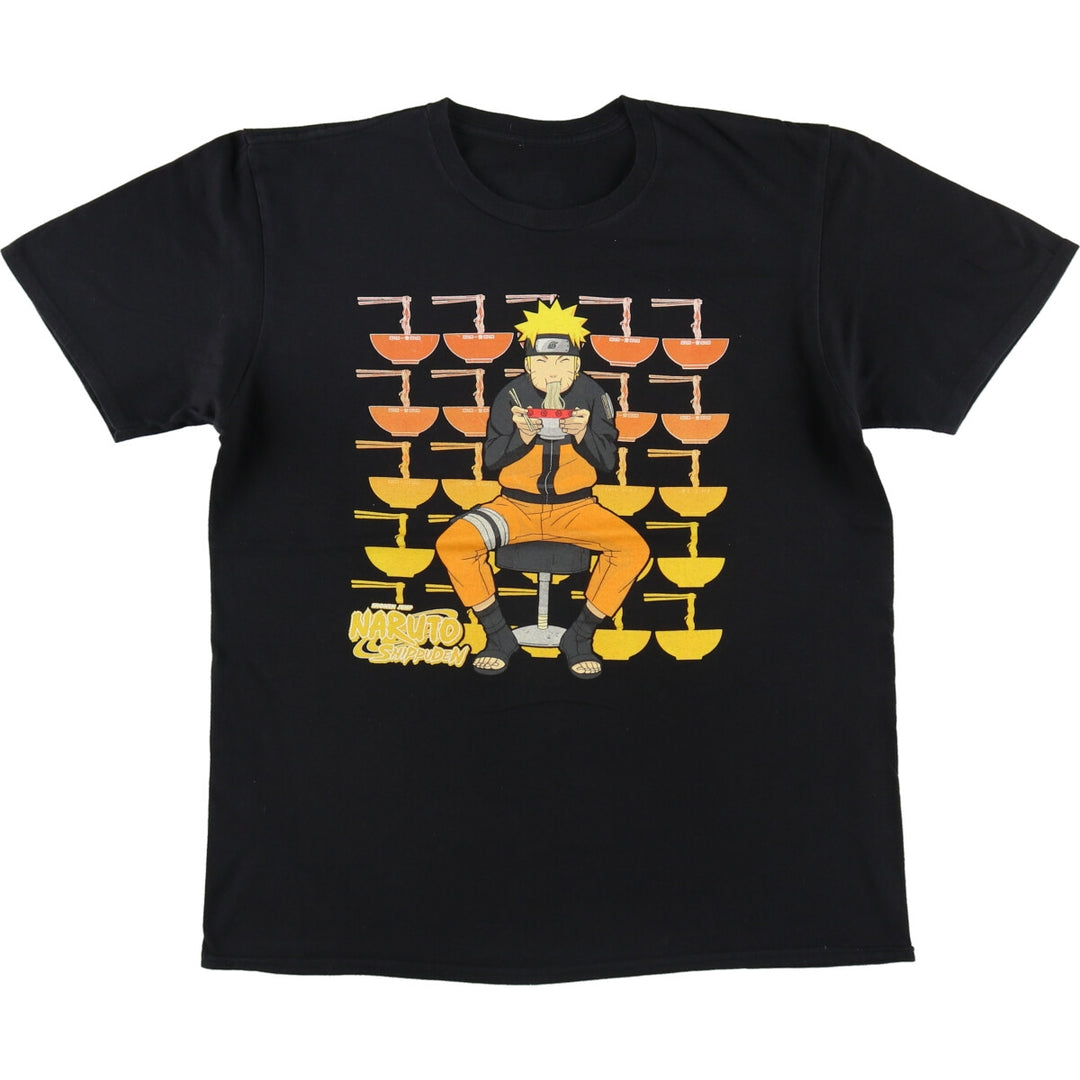 NARUTO Anime Character Print T-Shirt Men's L size /eaa494889