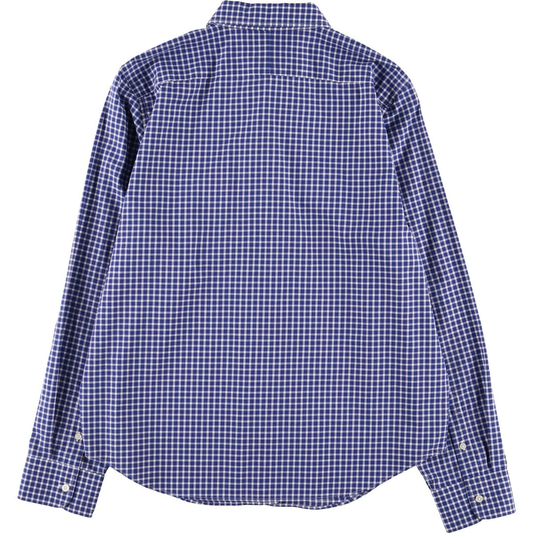 Ralph Lauren LAUREN Lauren Gingham Check Long Sleeve Cotton Check Shirt Women's Size L / eaa494905