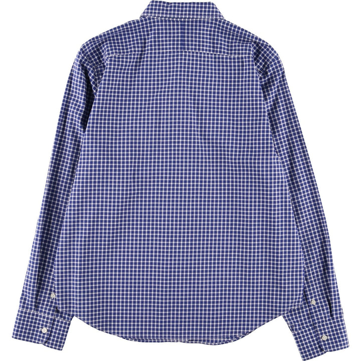 Ralph Lauren LAUREN Lauren Gingham Check Long Sleeve Cotton Check Shirt Women's Size L / eaa494905