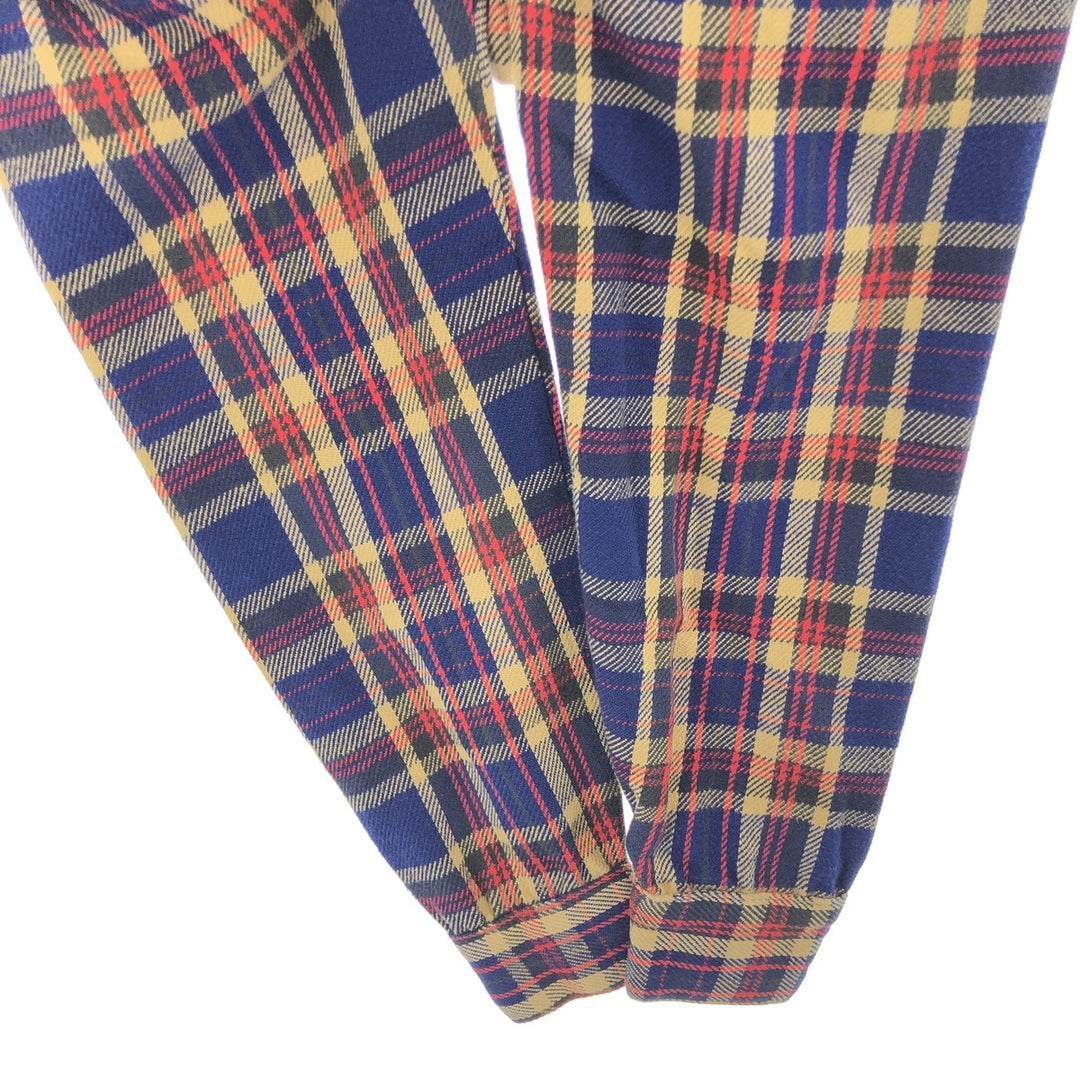 60s-70'S FROSTPROOF Long Sleeve Flannel Check Shirt Made in USA Men's L Size Vintage /eaa494951