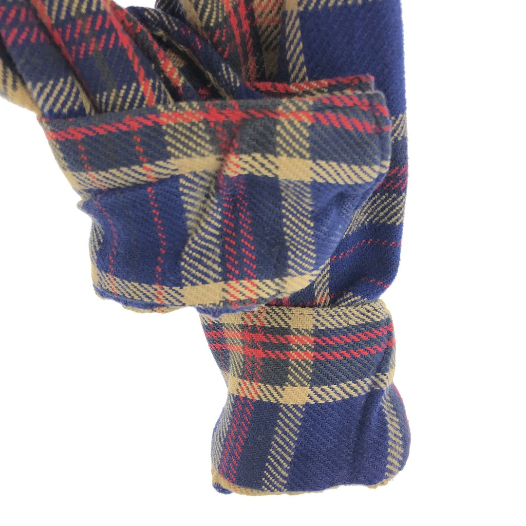 60s-70'S FROSTPROOF Long Sleeve Flannel Check Shirt Made in USA Men's L Size Vintage /eaa494951