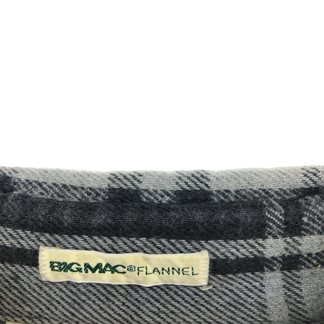 80'S ST JOHN'S BAY BIG MAC FLANNEL Long Sleeve Flannel Check Shirt Made in USA Men's XL Vintage /eaa494990