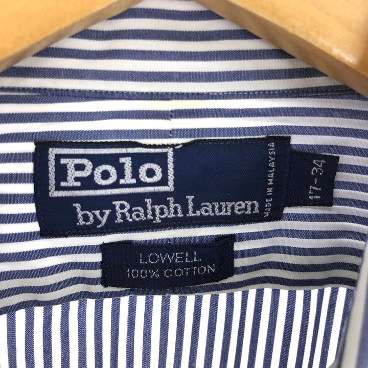 Ralph Lauren LOWELL long sleeve cotton striped shirt, men's XL size /eaa494997