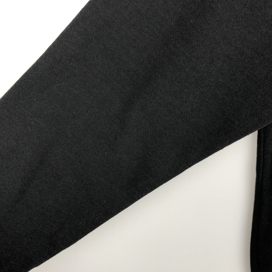 90'S Lee Midweight Plain Blank Sweatshirt, Made in USA, Men's XL equivalent, Vintage cotton black type Vintage Second Hand