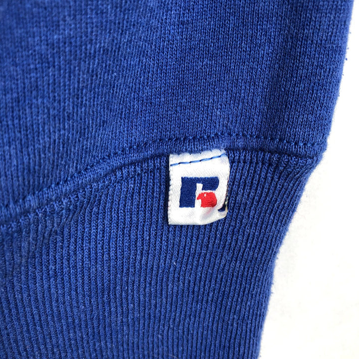 90'S Russell plain blank sweatshirt, sweatshirt, made in USA, men's XXL, vintage cotton blue type Vintage Second Hand