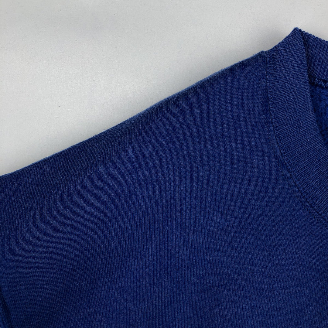 90'S Russell plain blank sweatshirt, sweatshirt, made in USA, men's XXL, vintage cotton blue type Vintage Second Hand