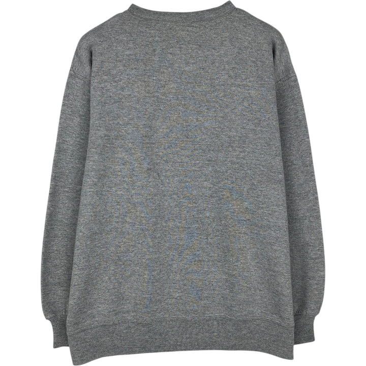 90'S Russell plain blank sweatshirt, sweatshirt, made in USA, men's XL size, vintage polyester gray type Vintage Second Hand
