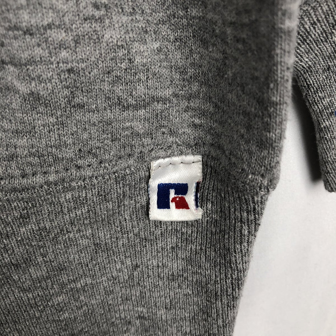 90'S Russell plain blank sweatshirt, sweatshirt, made in USA, men's XL size, vintage polyester gray type Vintage Second Hand