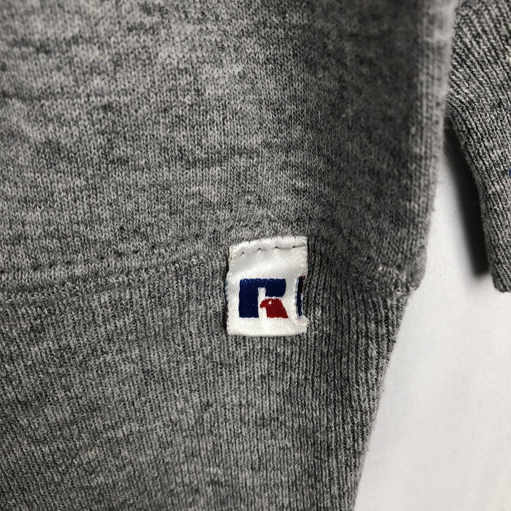 90'S Russell plain blank sweatshirt, sweatshirt, made in USA, men's XL size, vintage polyester gray type Vintage Second Hand