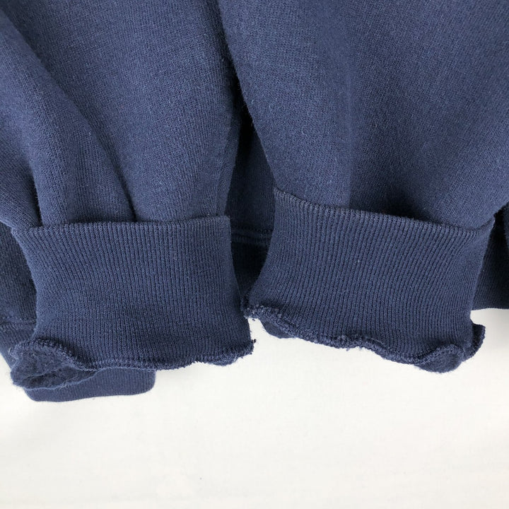 90'S Russell plain blank sweatshirt, sweatshirt, men's XL size, vintage cotton navy blue type Vintage Second Hand