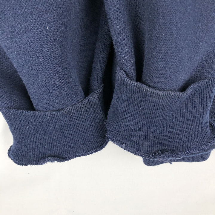 90'S Russell plain blank sweatshirt, sweatshirt, men's XL size, vintage cotton navy blue type Vintage Second Hand