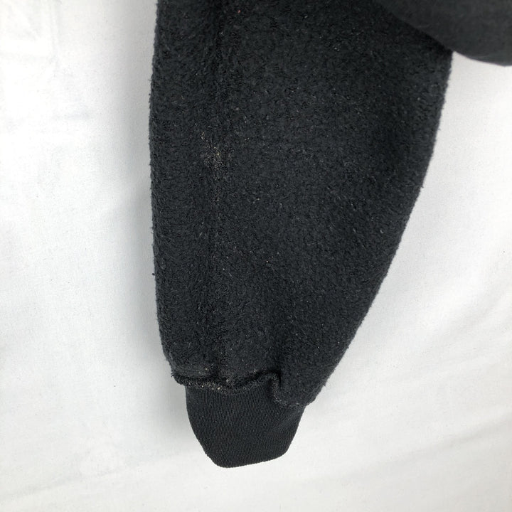 80s-90'S Russell plain blank sweatshirt, sweatshirt, made in USA, men's size L, vintage polyester black type Vintage Second Hand