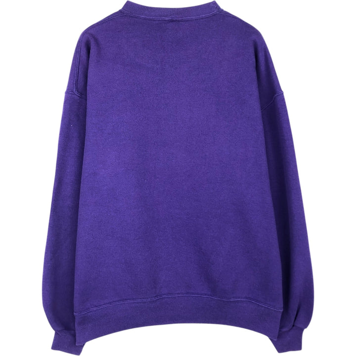 90'S Russell plain blank sweatshirt, sweatshirt, made in USA, men's XXL, vintage cotton purple type Vintage Second Hand