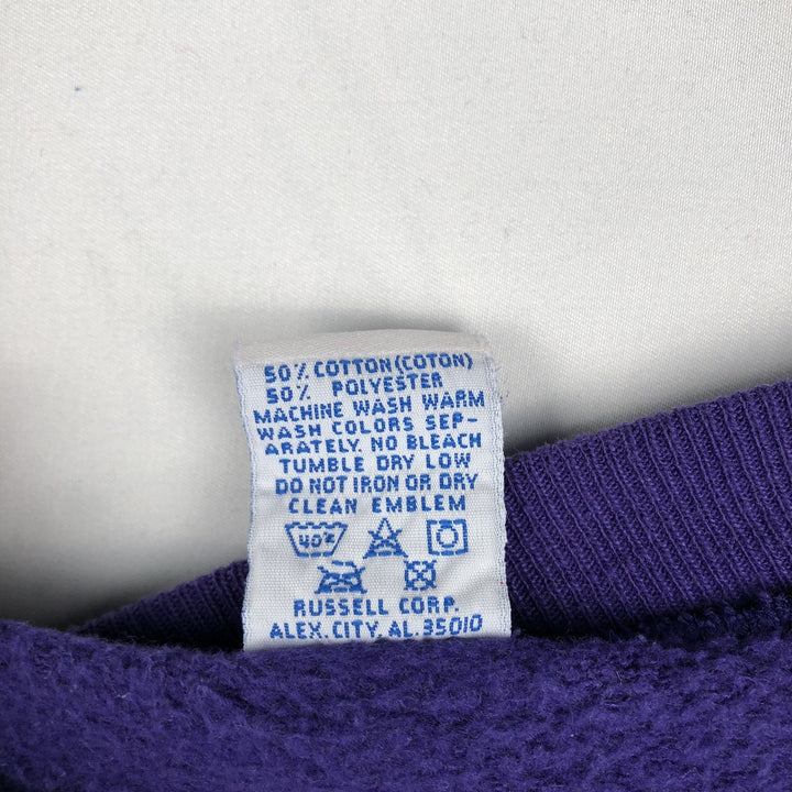 90'S Russell plain blank sweatshirt, sweatshirt, made in USA, men's XXL, vintage cotton purple type Vintage Second Hand