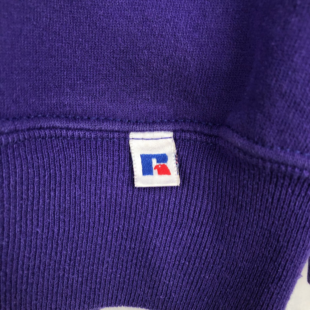 90'S Russell plain blank sweatshirt, sweatshirt, made in USA, men's XXL, vintage cotton purple type Vintage Second Hand