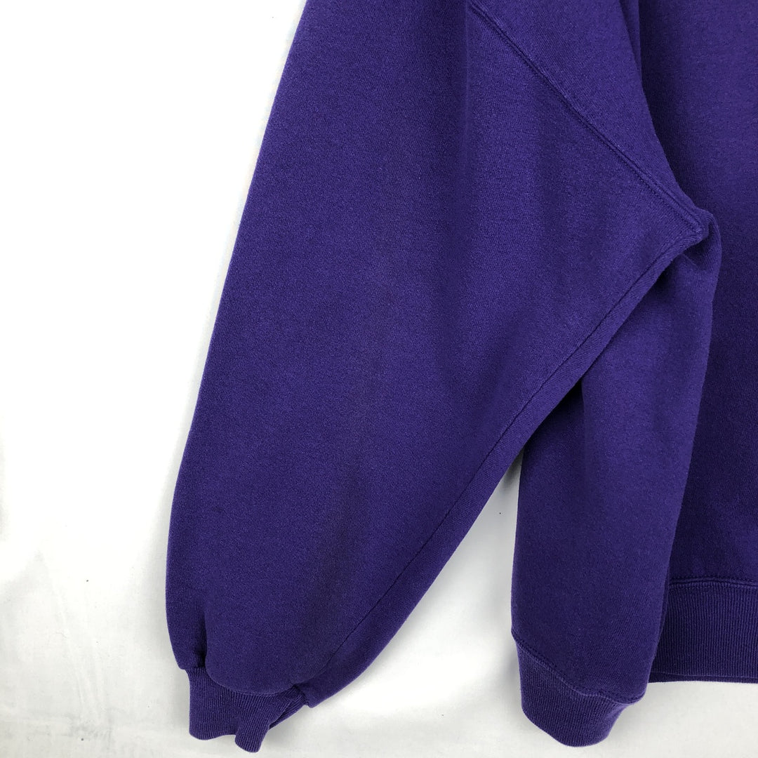 90'S Russell plain blank sweatshirt, sweatshirt, made in USA, men's XXL, vintage cotton purple type Vintage Second Hand