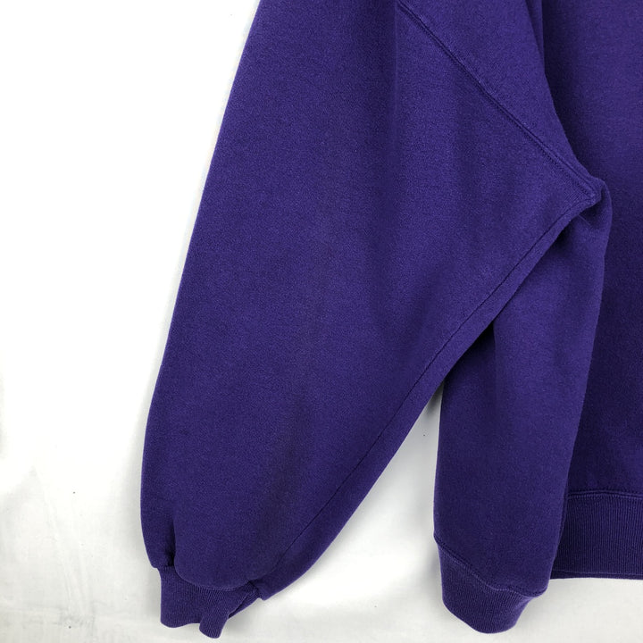 90'S Russell plain blank sweatshirt, sweatshirt, made in USA, men's XXL, vintage cotton purple type Vintage Second Hand