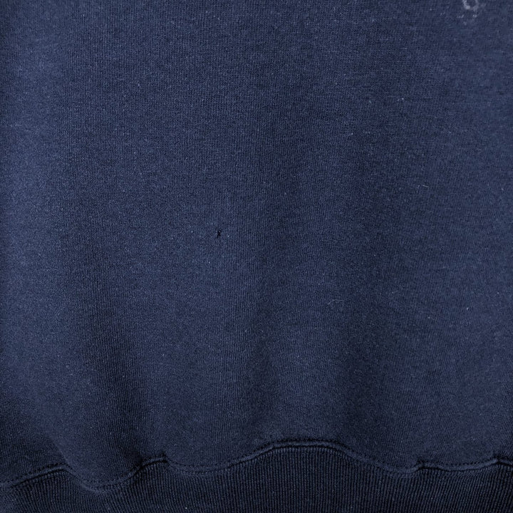90'S Russell plain blank sweatshirt, sweatshirt, men's XL size, vintage cotton navy blue type Vintage Second Hand