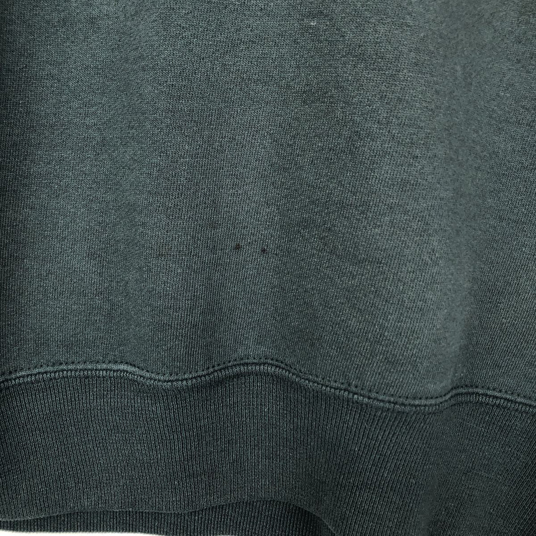 90'S Russell plain blank sweatshirt, sweatshirt, made in USA, men's size L, vintage cotton Green type dark green Vintage Second Hand