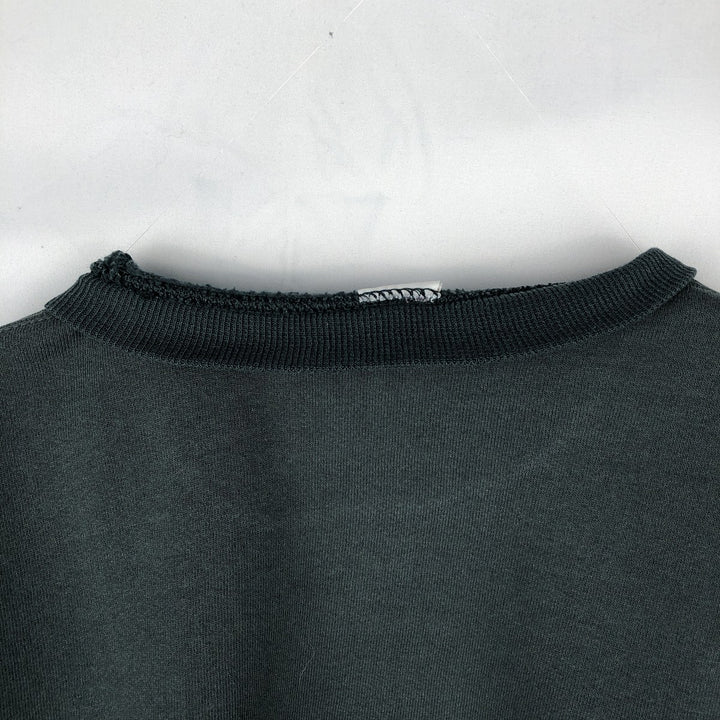 90'S Russell plain blank sweatshirt, sweatshirt, made in USA, men's size L, vintage cotton Green type dark green Vintage Second Hand