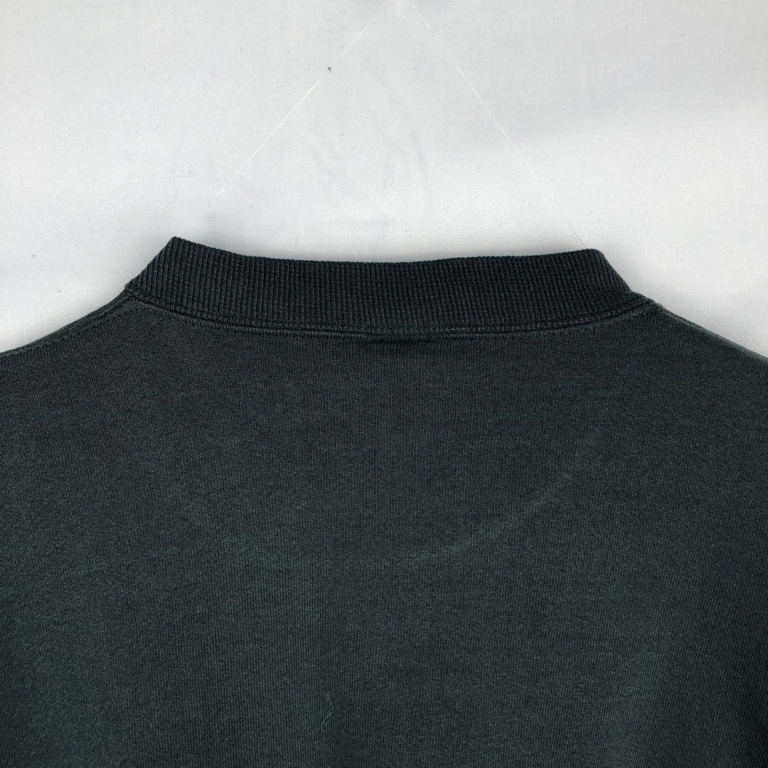 90'S Russell plain blank sweatshirt, sweatshirt, made in USA, men's size L, vintage cotton Green type dark green Vintage Second Hand
