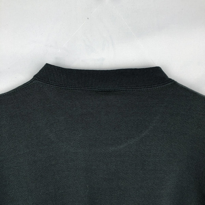 90'S Russell plain blank sweatshirt, sweatshirt, made in USA, men's size L, vintage cotton Green type dark green Vintage Second Hand