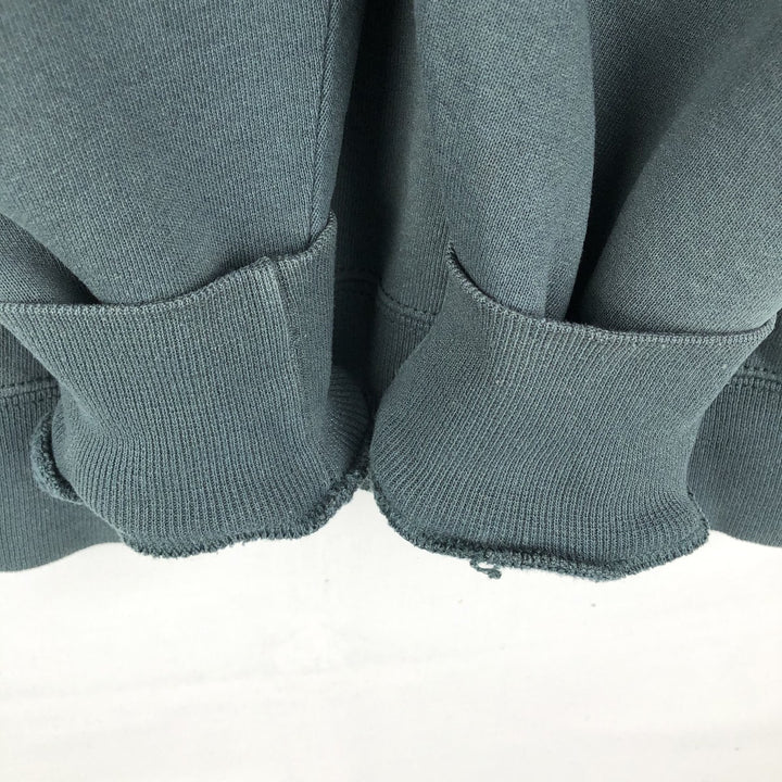 90'S Russell plain blank sweatshirt, sweatshirt, made in USA, men's size L, vintage cotton Green type dark green Vintage Second Hand