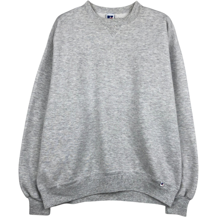 Vintage 90'S Russell ATHLETIC blank sweatshirt, made in the USA, men's size XL. cotton gray type Vintage Second Hand