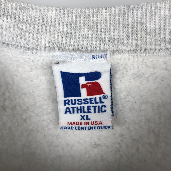 Vintage 90'S Russell ATHLETIC blank sweatshirt, made in the USA, men's size XL. cotton gray type Vintage Second Hand