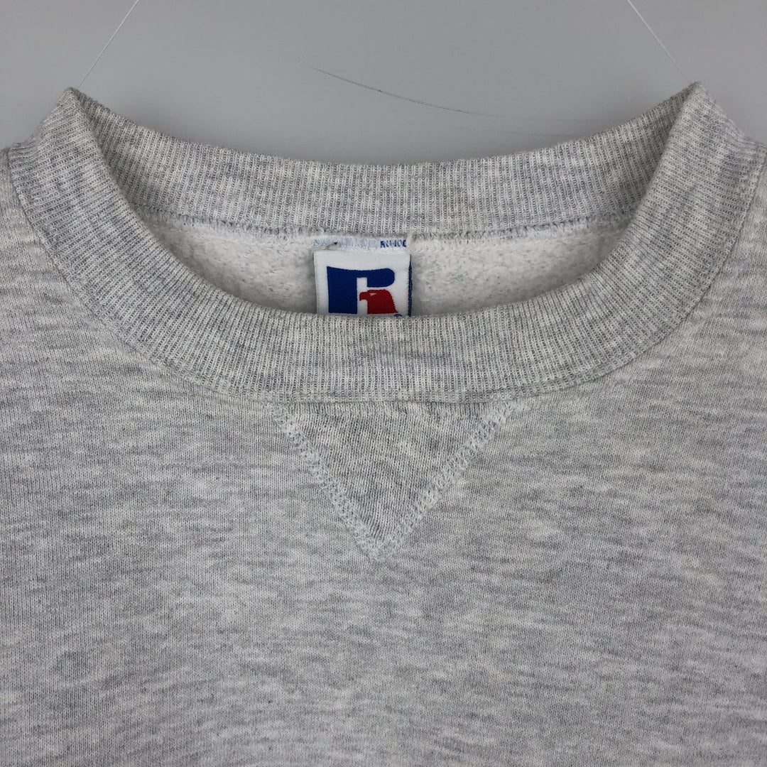 Vintage 90'S Russell ATHLETIC blank sweatshirt, made in the USA, men's size XL. cotton gray type Vintage Second Hand