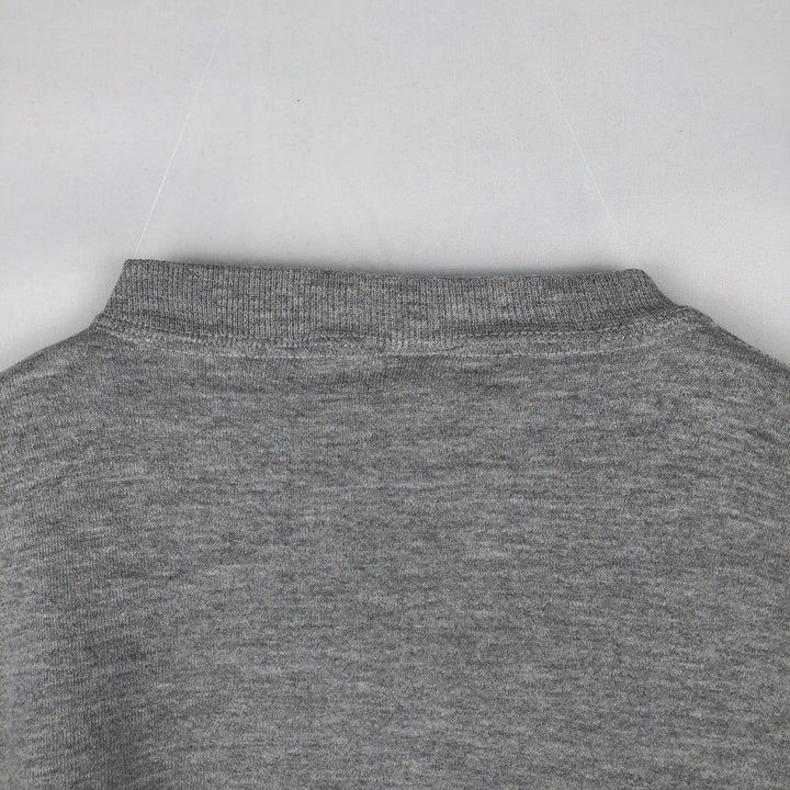 90'S Russell plain blank sweatshirt, sweatshirt, men's size L, vintage polyester gray type Vintage Second Hand