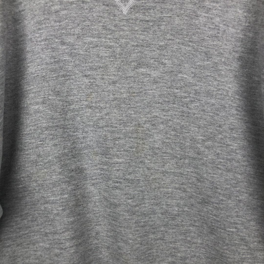 90'S Russell plain blank sweatshirt, sweatshirt, men's size L, vintage polyester gray type Vintage Second Hand