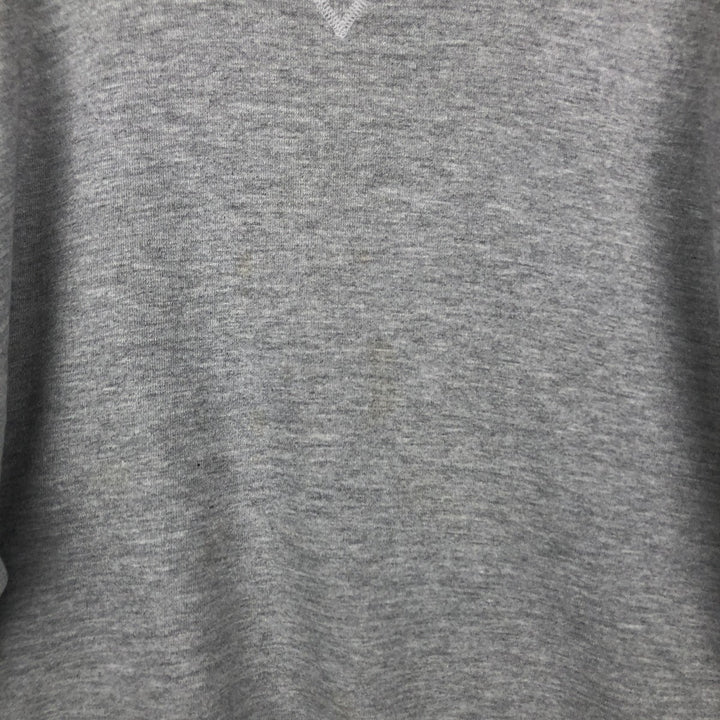 90'S Russell plain blank sweatshirt, sweatshirt, men's size L, vintage polyester gray type Vintage Second Hand
