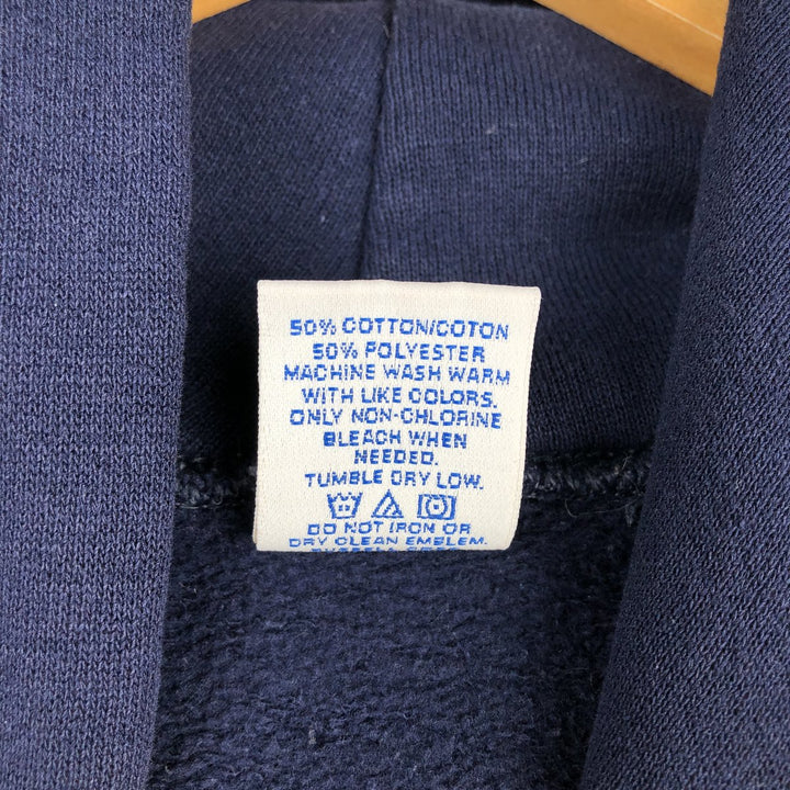 Russell Athletic College Sweatshirt Pullover Hoodie, Men's Size S (approx.) cotton navy blue type Vintage Second Hand